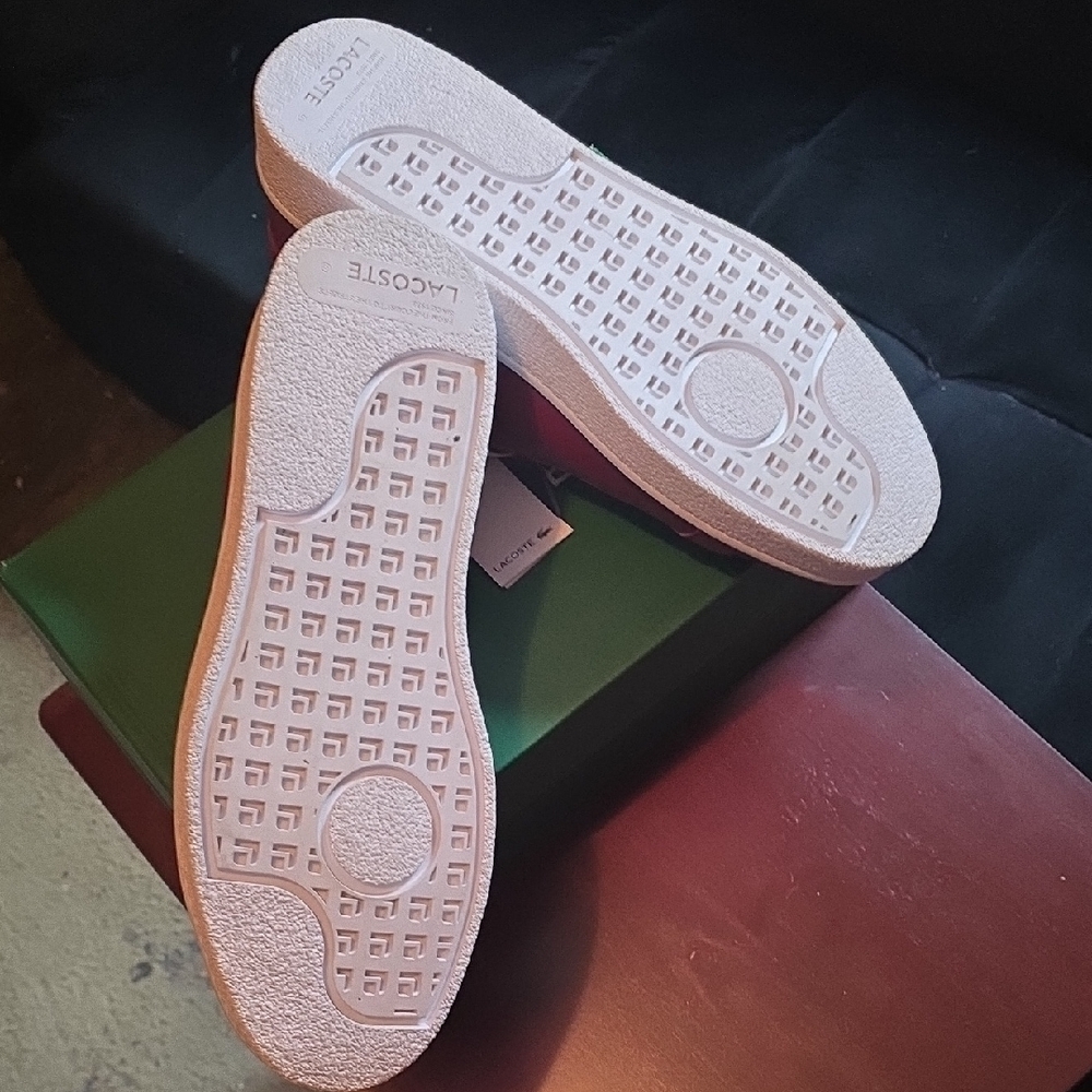 Lacoste Men's Burgundy Sneakers - Picture 4 of 13